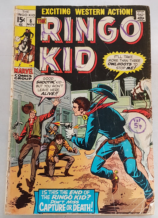 The Ringo Kid #6 Marvel Comics (1970)