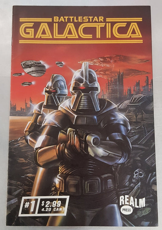 Battlestar Galactica #1 Realm Press (1997)