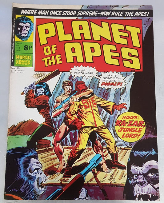 Planet of the Apes #10 Marvel Comics UK (1974)