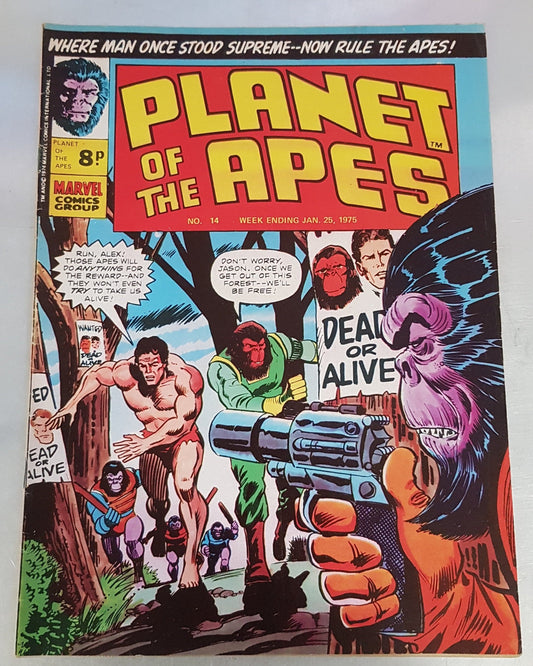 Planet of the Apes #14 Marvel Comics UK (1974)