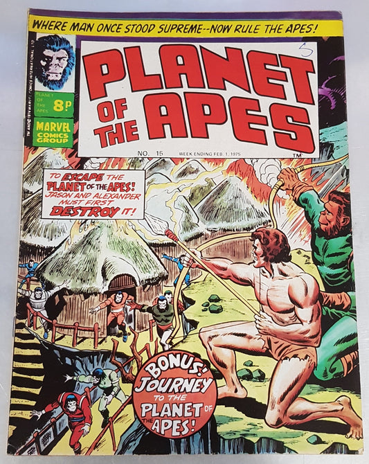 Planet of the Apes #15 Marvel Comics UK (1974)