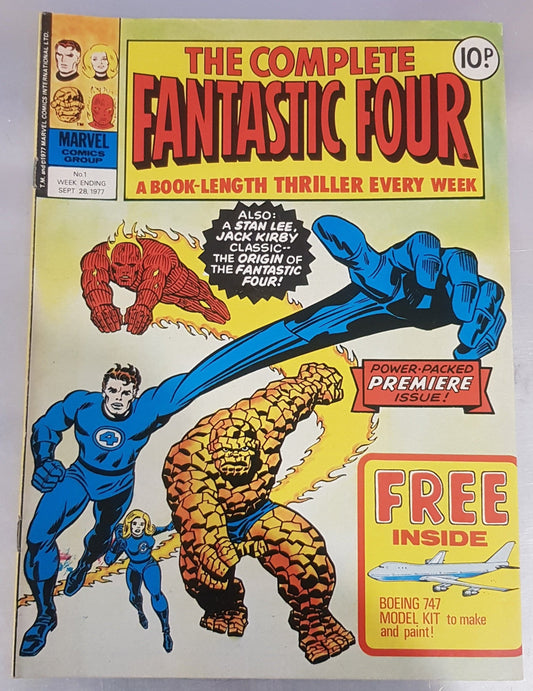 The Complete Fantastic Four #1 Marvel Comics UK (1977)