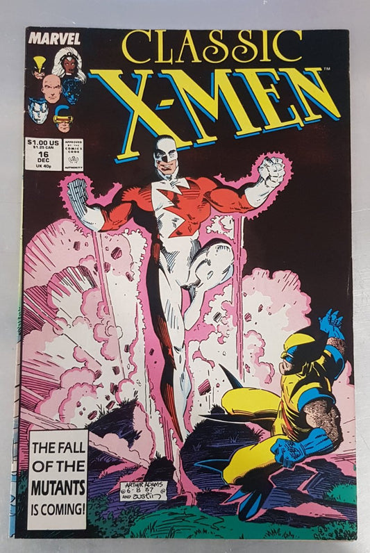 Classic X-Men #16 Marvel Comics (1986)