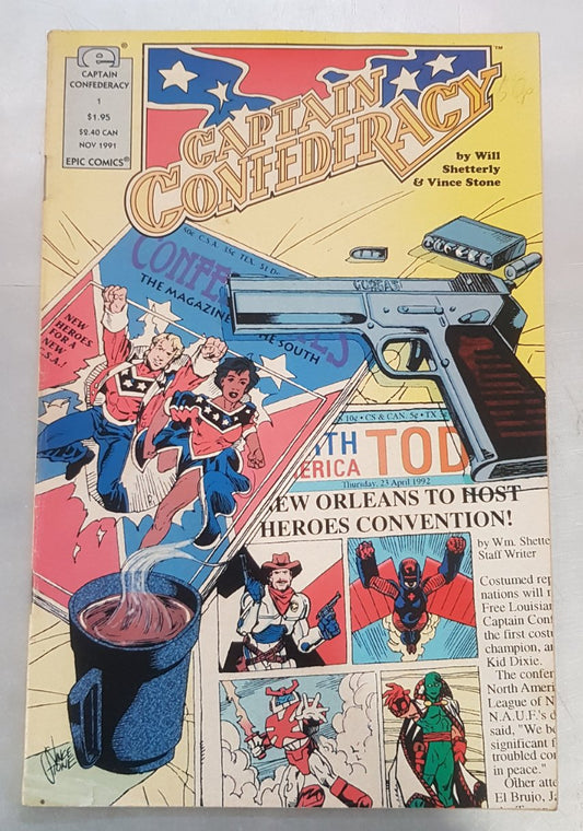Captain Confederacy #1 Epic Comics (1991)