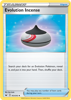 Sword & Shield 163/202 Evolution Incense
