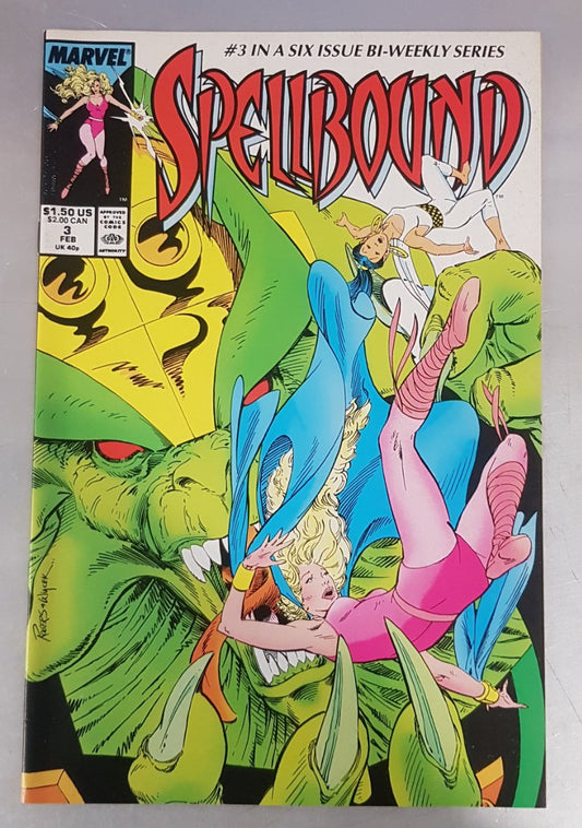 Spellbound #3 Marvel Comics (1988)