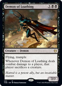 Theros Beyond Death 292 Demon of Loathing (Theme Booster Foil Exclusive)