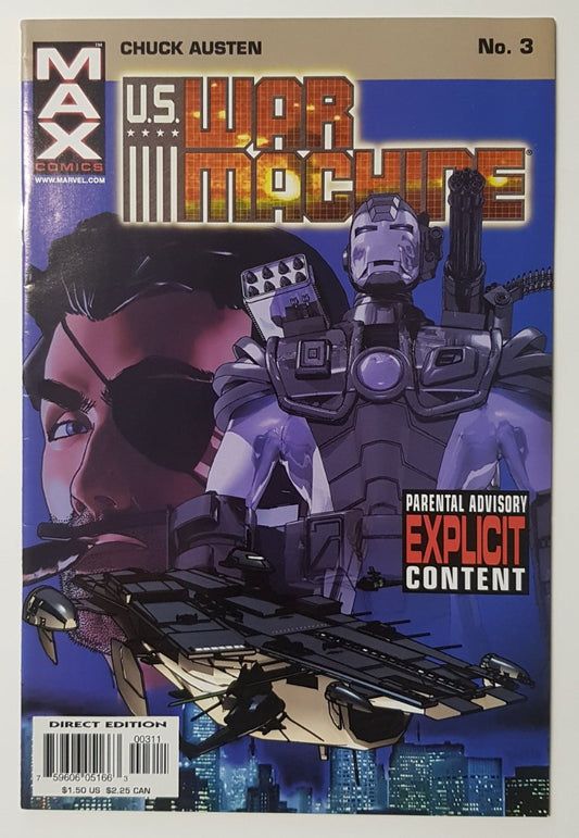 U.S. War Machine #3 Max Comics (2001)