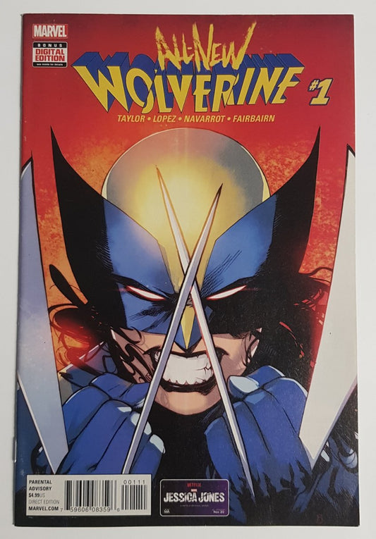 All New Wolverine #1 Marvel Comics (2016)