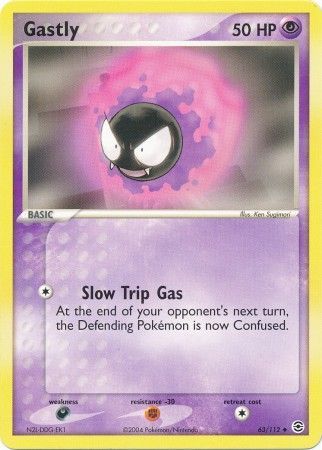 EX FireRed & LeafGreen 063/112 Gastly