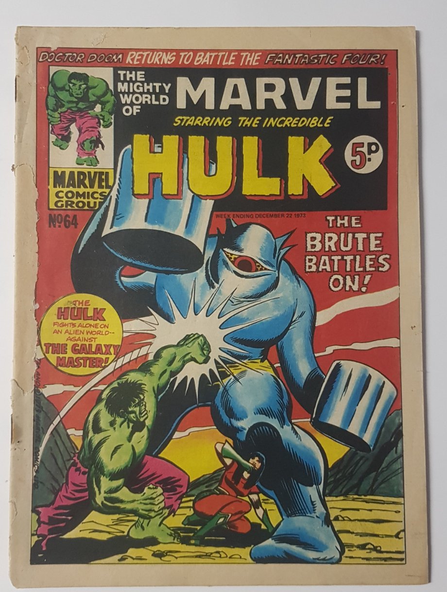 The Mighty World of Marvel #64 Marvel Comics UK (1972)