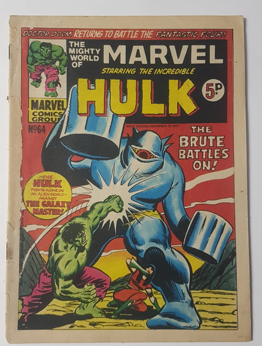 The Mighty World of Marvel #64 Marvel Comics UK (1972)