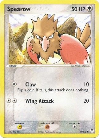EX FireRed & LeafGreen 081/112 Spearow