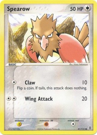 EX FireRed & LeafGreen 081/112 Spearow
