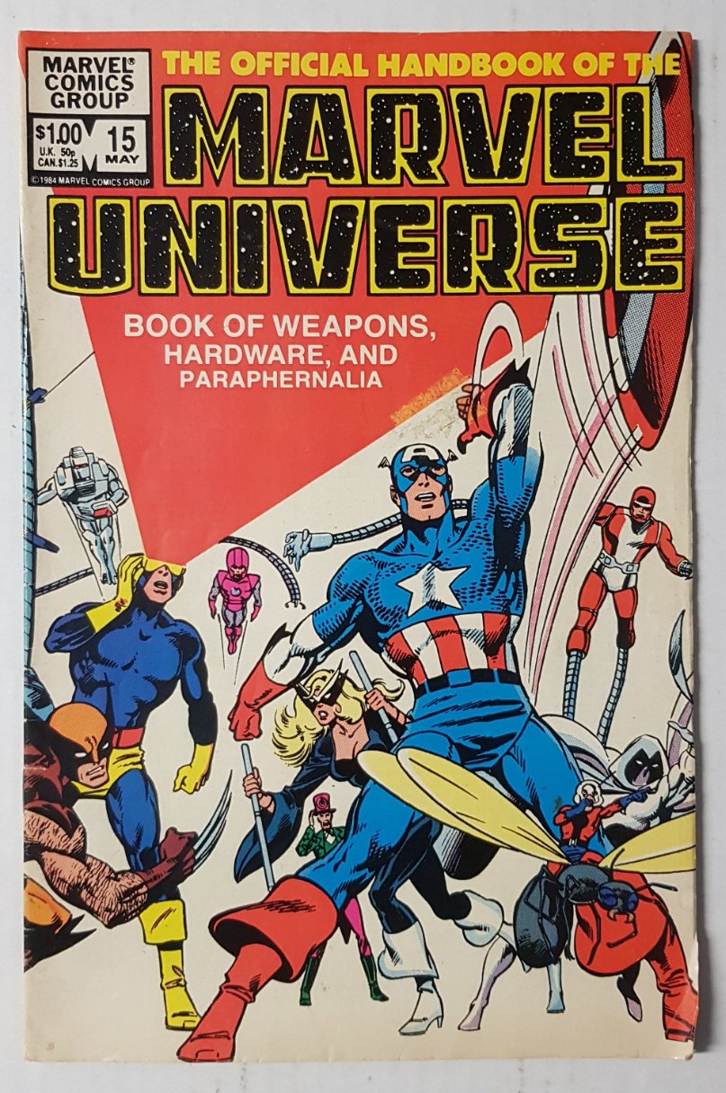The Official Handbook of the Marvel Universe #15 Marvel Comics (1983)