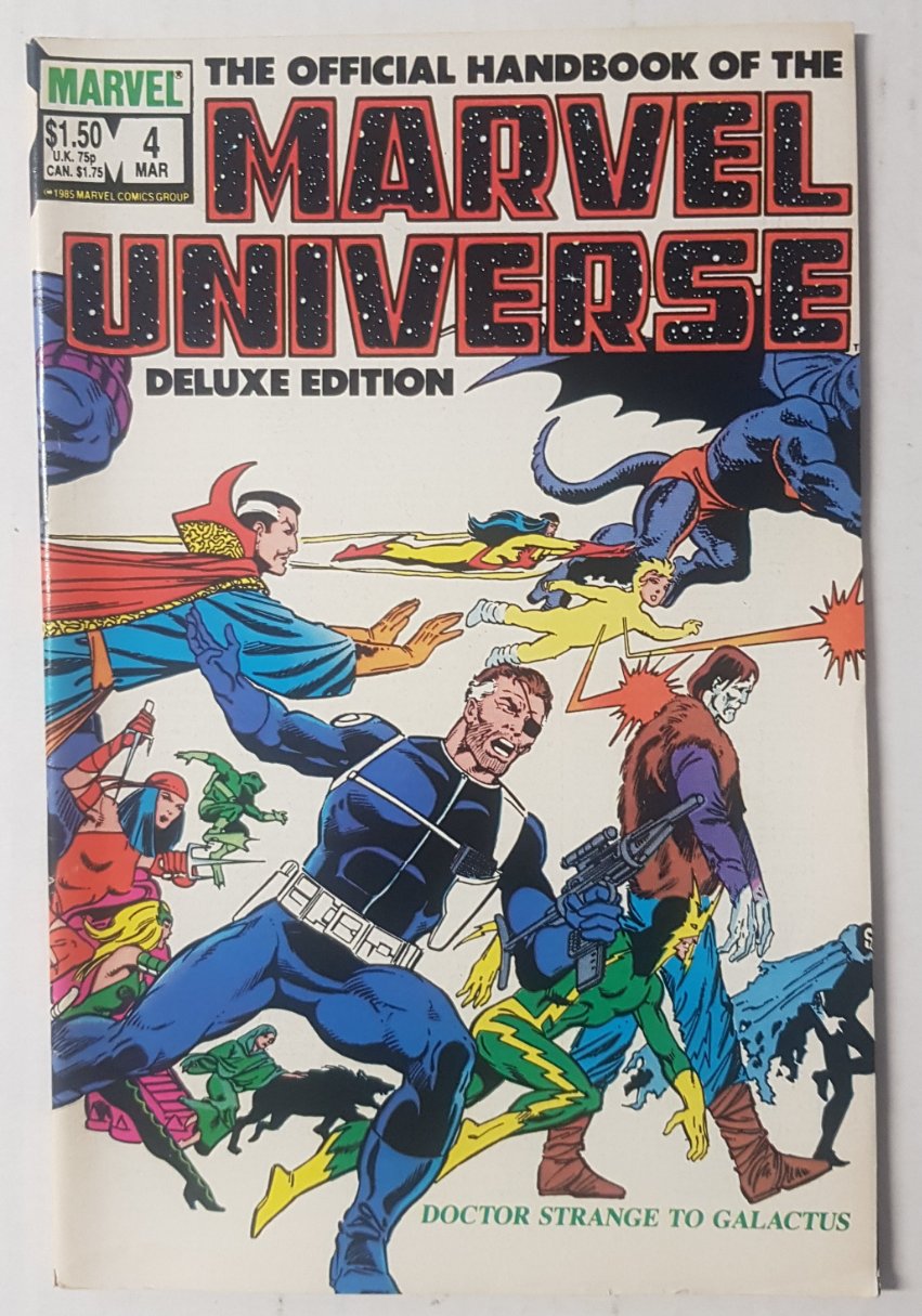 The Official Handbook of the Marvel Universe #4 Marvel Comics (1985)