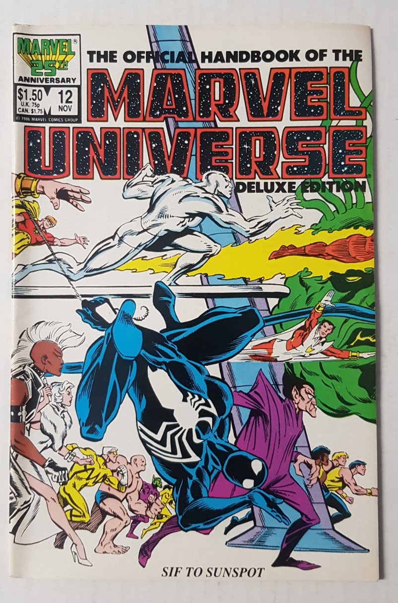 The Official Handbook of the Marvel Universe #12 Marvel Comics (1985)