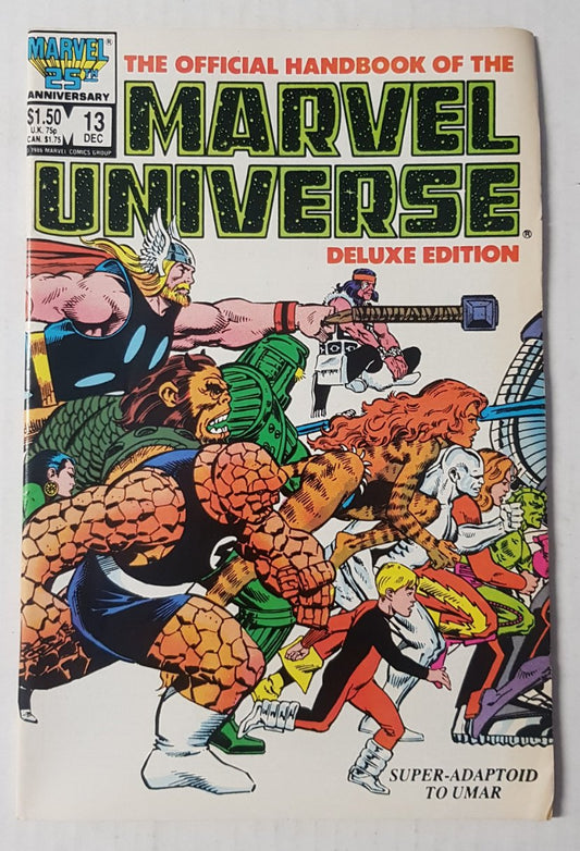 The Official Handbook of the Marvel Universe #13 Marvel Comics (1985)