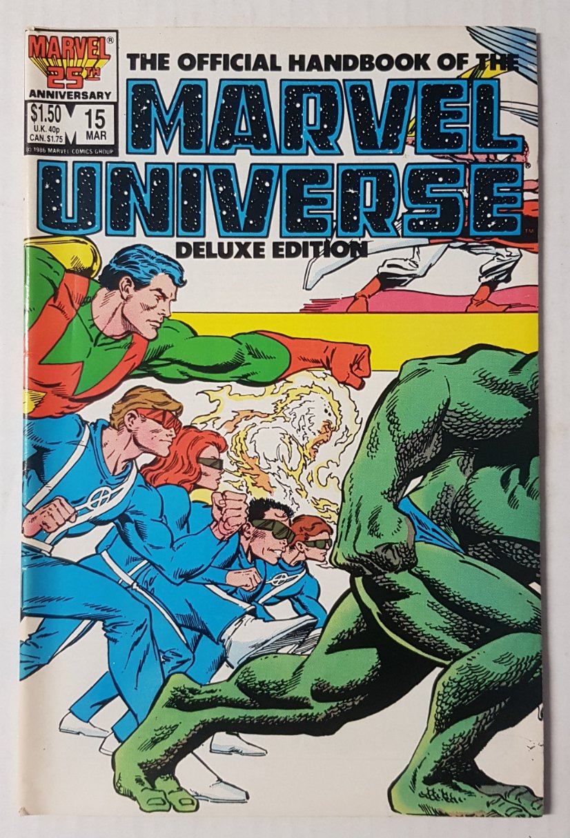 The Official Handbook of the Marvel Universe #15 Marvel Comics (1985)