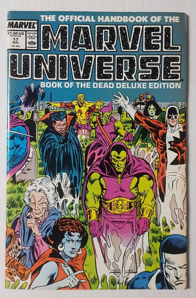 The Official Handbook of the Marvel Universe #17 Marvel Comics (1985)