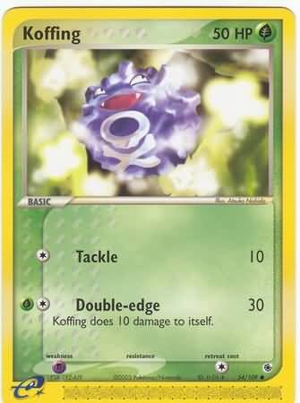 EX Ruby & Sapphire 054/109 Koffing