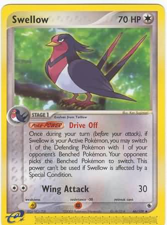EX Ruby & Sapphire 046/109 Swellow