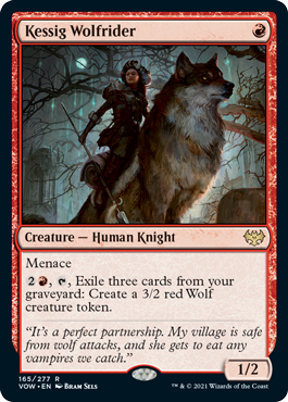 Innistrad: Crimson Vow 165/277 Kessig Wolfrider