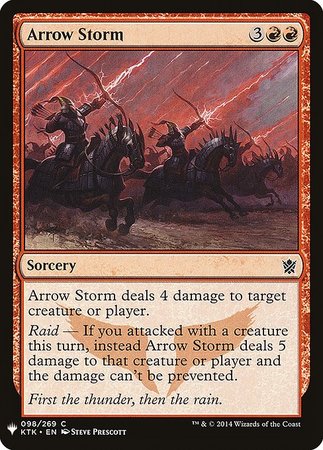 The List - Khans of Tarkir 098/269 Arrow Storm