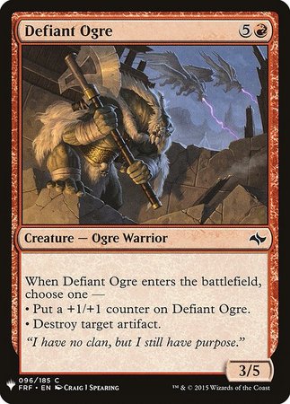 The List - Fate Reforged 096/185 Defiant Ogre