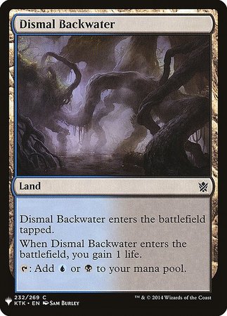 The List - Khans of Tarkir 232/269 Dismal Backwater