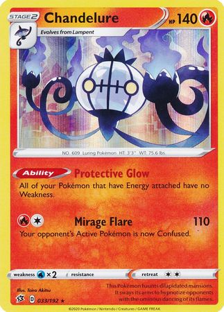 Rebel Clash 033/192 Chandelure (Holo)