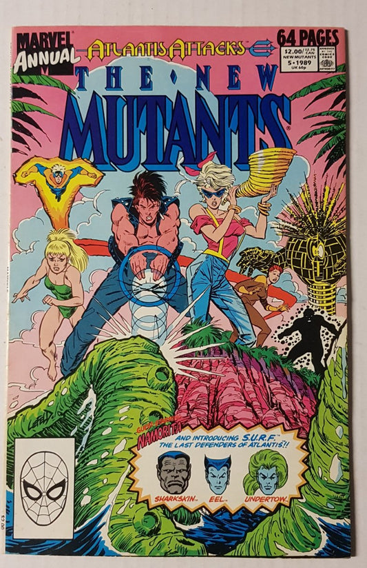 The New Mutants Annual #5 Marvel Comics (1983)