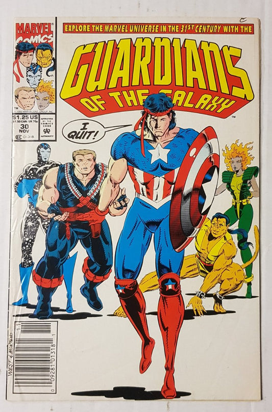 Guardians of the Galaxy #30 Marvel Comics (1990)
