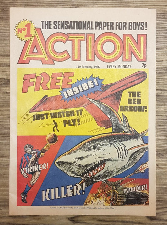 Action #1 IPC Magazines (1976)(JB)