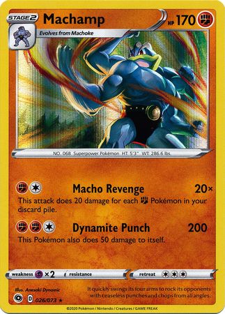 Champion's Path 026/073 Machamp (Holo)