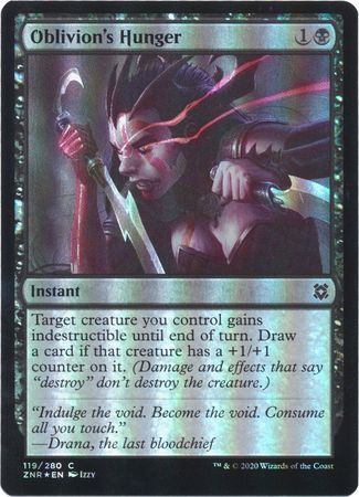 Zendikar Rising 119/280 Oblivion's Hunger (Foil)