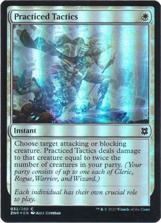 Zendikar Rising 032/280 Practiced Tactics (Foil)