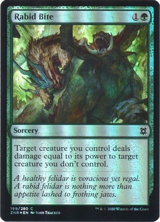 Zendikar Rising 199/280 Rabid Bite (Foil)