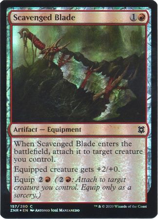 Zendikar Rising 157/280 Scavenged Blade (Foil)