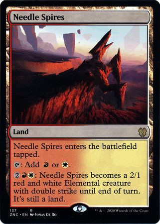 Zendikar Rising Commander 137 Needle Spires