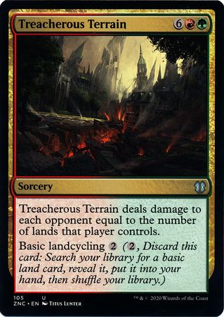 Zendikar Rising Commander 105 Treacherous Terrain