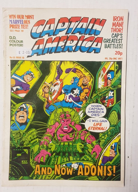Captain America #55 Marvel Comics UK (1981)(JB)
