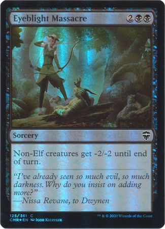 Commander Legends 125/361 Eyeblight Massacre (Foil)