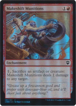 Commander Legends 191/361 Makeshift Munitions (Foil)
