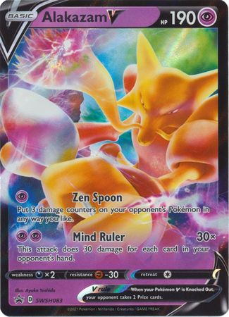 Sword & Shield Promo SWSH083 Alakazam V (Half Art)