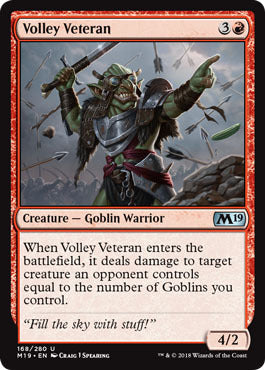 Core Set 2019 168/280 Volley Veteran