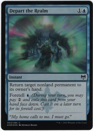 Kaldheim 053/285 Depart the Realm (Foil)