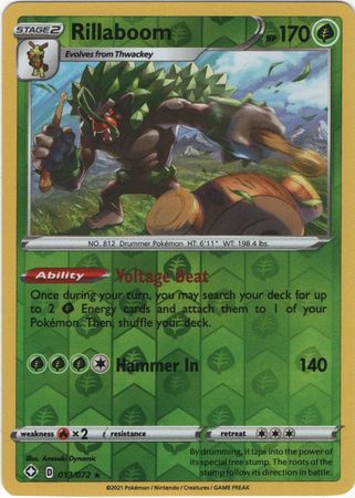 Shining Fates 013/072 Rillaboom (Reverse Holo)