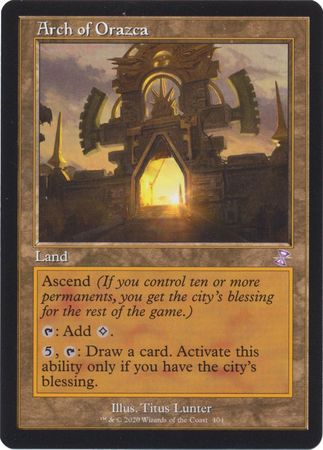 Time Spiral Remastered 404 Arch of Orazca (Retro Frame)