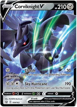 Battle Styles 109/163 Corviknight V (Half Art)